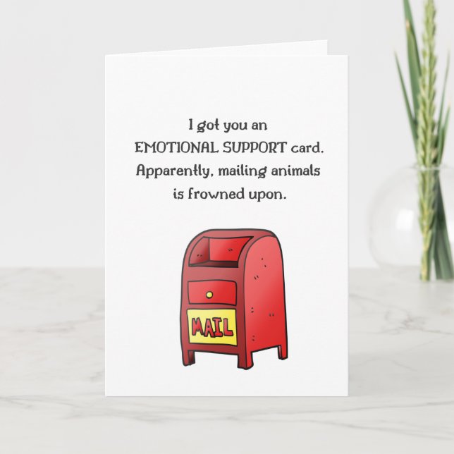 Funny Card for Encouragement and Support (Front)