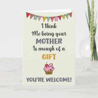Funny Card For Son or Daughter