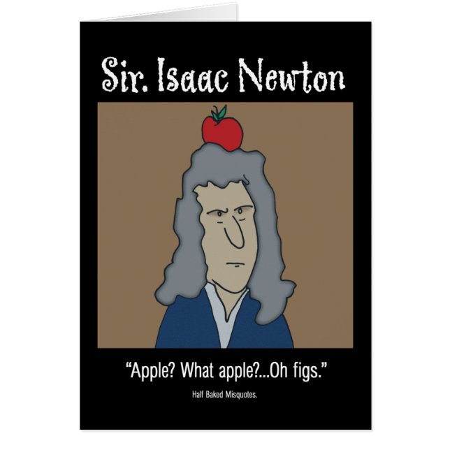 Funny Card - Newton Card (Front)