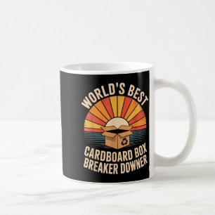 Funny Cardboard Box Breaker Downer Sarcastic Recyc Coffee Mug