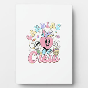 Funny Cardiac Crew Easter Day CVICU Nurse Cardiolo Plaque