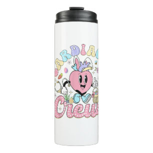 Funny Cardiac Crew Easter Day CVICU Nurse Cardiolo Thermal Tumbler