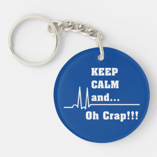 Funny Cardiac  Key Ring