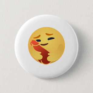 Funny Care Emojis Facebook 6 Cm Round Badge