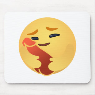 Funny Care Emojis Facebook Mouse Mat