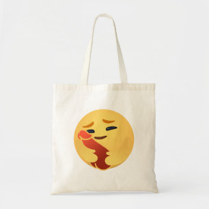 Funny Care Emojis Facebook Tote Bag