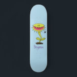 Funny carnivorous Venus fly trap plant cartoon Skateboard<br><div class="desc">For lovers of carnivorous plants. This design features our funny Venus fly trap drawn in silly cartoon illustration style.</div>