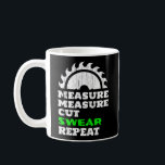 Funny Carpenter Coffee Mug<br><div class="desc">This design features a humourous depiction of a carpenter at work,  showcasing their unique skills and playful personality. Perfect for anyone who loves woodworking.</div>