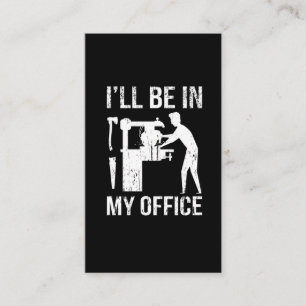 Funny Carpenter Dad Woodworker Humor Craftsman Business Card