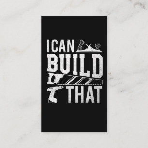 Funny Carpenter Father Humour Woodworking Business Card