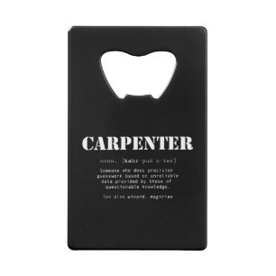 Funny Carpenter Gift - Dictionary Definition