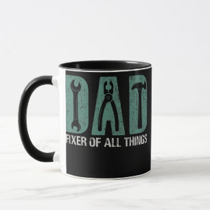 Funny Carpenter Woodworker Handyman Dad Fixer Of Mug