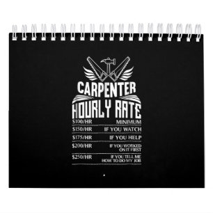 Funny Carpenter Woodworking  Great Gift  Dad Calendar