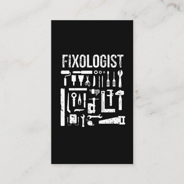 Funny Carpenter Woodworking Humor Craftsman Business Card (Front)