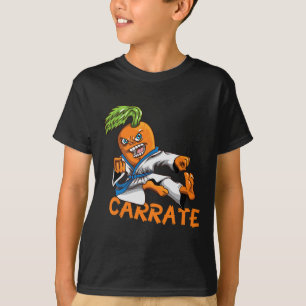 Funny Carrate Carrot Karate Mail Martial Arts Mart T-Shirt