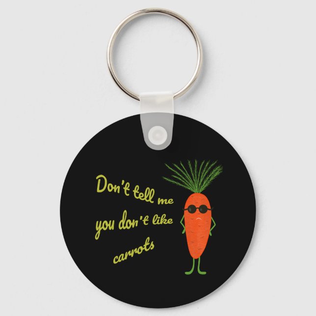 Funny carrot key ring (Front)