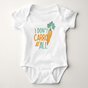 Funny Carrot Pun Art Food Jokes Carrot Art Design Baby Bodysuit