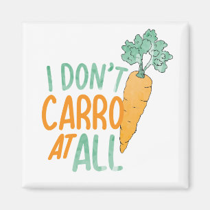 Funny Carrot Pun Art Food Jokes Carrot Art Design Magnet