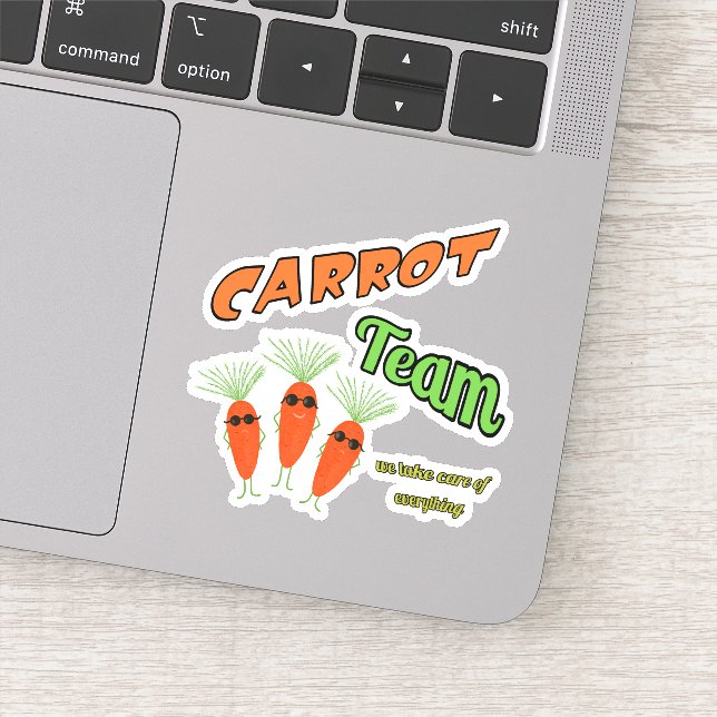 Funny carrots team (Detail)