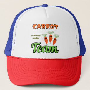 Funny carrots trucker hat