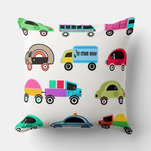 Funny cars cushion (Front)