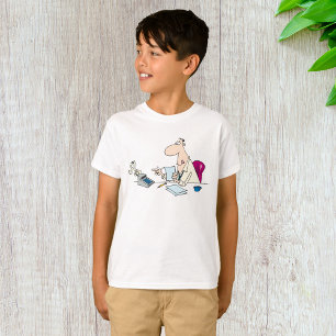 Funny Cartoon Accountant Office Humour  T-Shirt