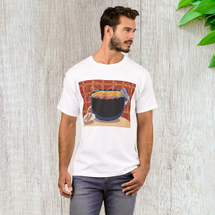 Funny Cartoon BBQ Grill with Tongs and Skewers  T-Shirt