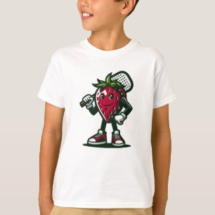 Funny Cartoon Berry Pickleball T-Shirt