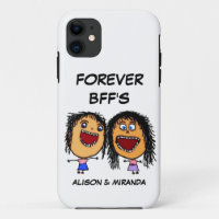 Funny Cartoon Best Friends BFF's