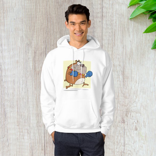 Funny Cartoon Bulldog Boxer Dog Hoodie (Creator Uploaded)