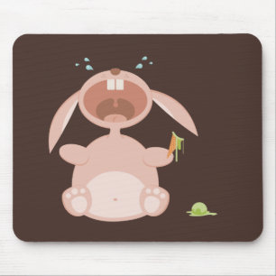Funny Cartoon Bunny mousepad