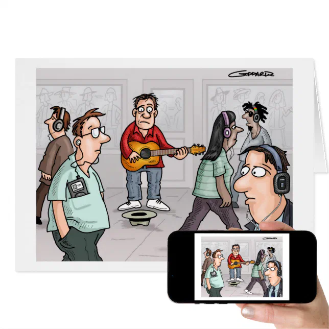 Funny Cartoon Card by Clive Goddard Zazzle