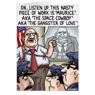 Funny Cartoon Card by Clive Goddard