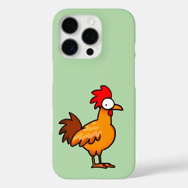 Funny Cartoon Chicken Illustration Case-Mate iPhone Case (Back)