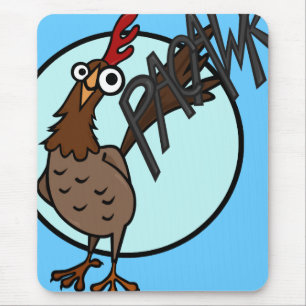 FUNNY CARTOON CHICKEN MOUSE PAD