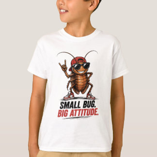 Funny Cartoon Cockroach Boys' T-Shirt | Cool Kids