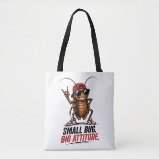 Funny Cartoon Cockroach Tote Bag | Cute Streetwear
