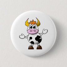 Funny Cartoon Cow