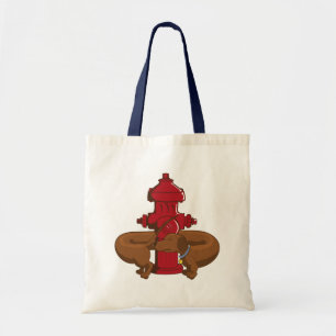 Funny Cartoon Dachshund Tote Bag