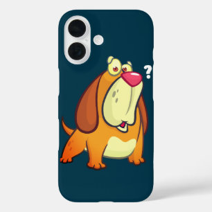 Funny Cartoon Dog iPhone 16 Case