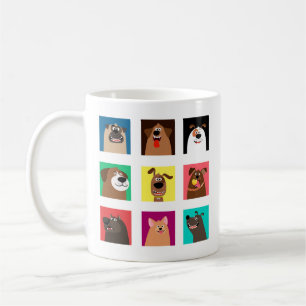 Funny Cartoon Dogs Coffee Mug