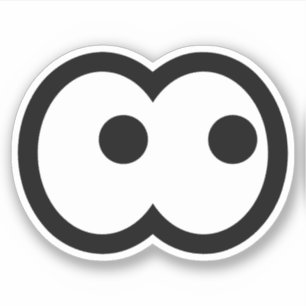 Funny Cartoon Eyeball Vinyl