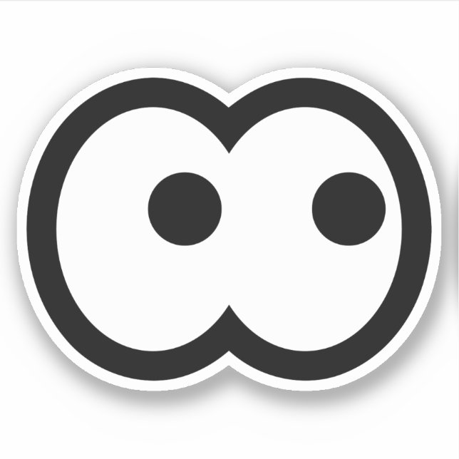 Funny Cartoon Eyeball Vinyl (Front)