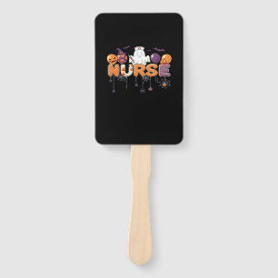 funny cartoon ghost nurse - Hot Nurse Halloween Ou Hand Fan