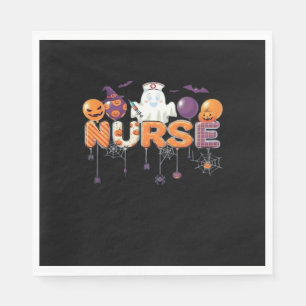 funny cartoon ghost nurse - Hot Nurse Halloween Ou Napkin