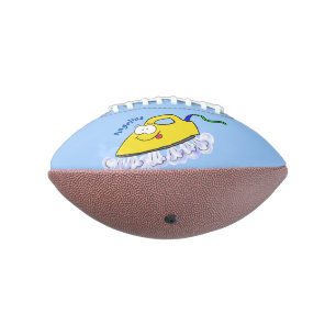 Funny cartoon iron laundry illustration american football