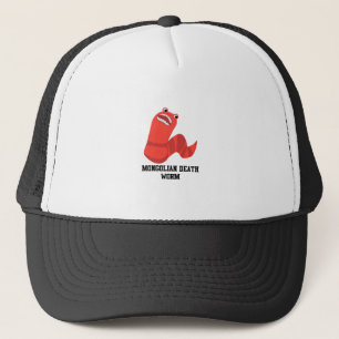 Funny Cartoon Mongolian Death Wprm Trucker Hat