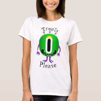 Funny, Cartoon Monster, Halloween "Trick or Treat" T-Shirt