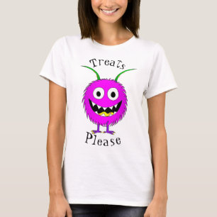 Funny, Cartoon Monster, Halloween "Trick or Treat" T-Shirt