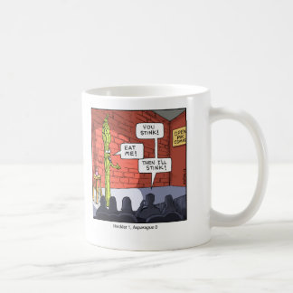Funny Cartoon Mug- Asparagus Coffee Mug